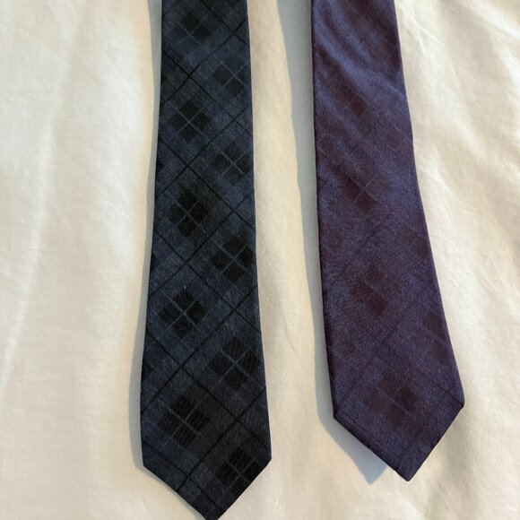 2 AMAZING MEN'S LIMITED EDITION ELIE TAHARI TIES - HANDMADE IN USA